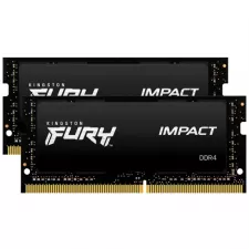 obrázek produktu Kingston FURY Impact/SO-DIMM DDR4/64GB/3200MHz/CL20/2x32GB/Black