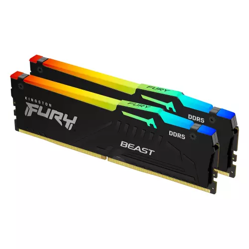 obrázek produktu Kingston FURY Beast EXPO/DDR5/16GB/5600MHz/CL36/2x8GB/RGB/Black