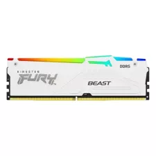 obrázek produktu Kingston FURY Beast EXPO/DDR5/16GB/5200MHz/CL36/1x16GB/RGB/White
