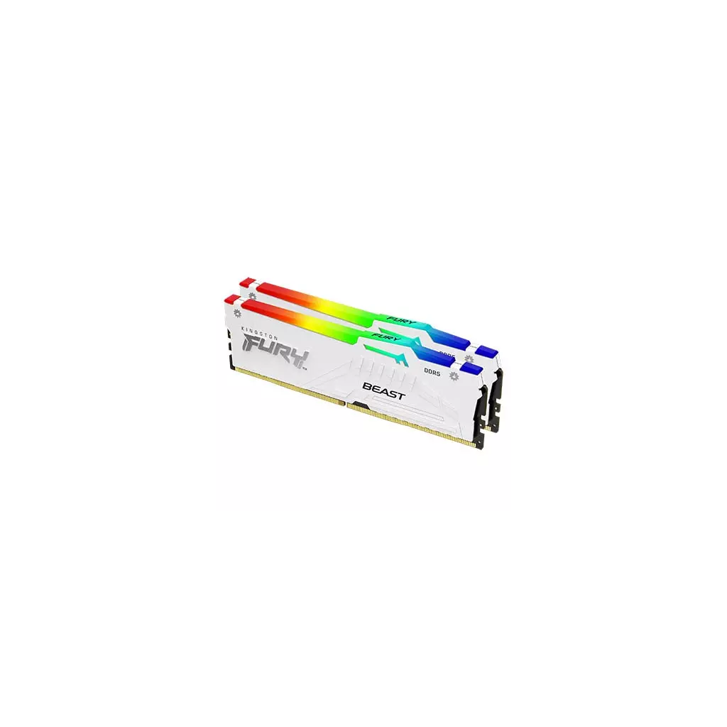 Obrázek produktu Kingston FURY Beast White/DDR5/64GB/5600MHz/CL40/2x32GB/RGB/White