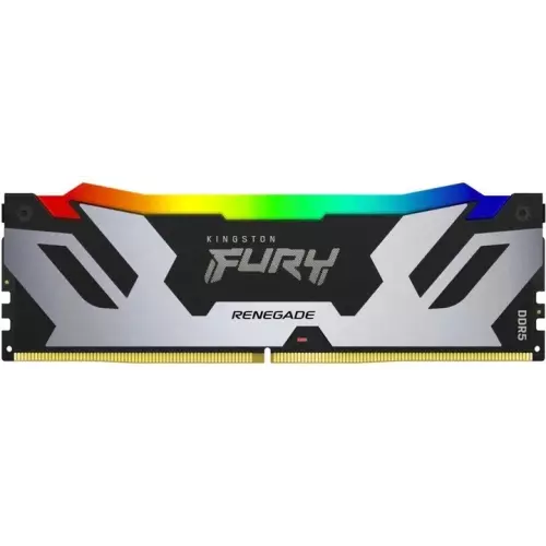 obrázek produktu Kingston FURY Renegade/DDR5/48GB/6400MHz/CL32/1x48GB/RGB/Black/Silv