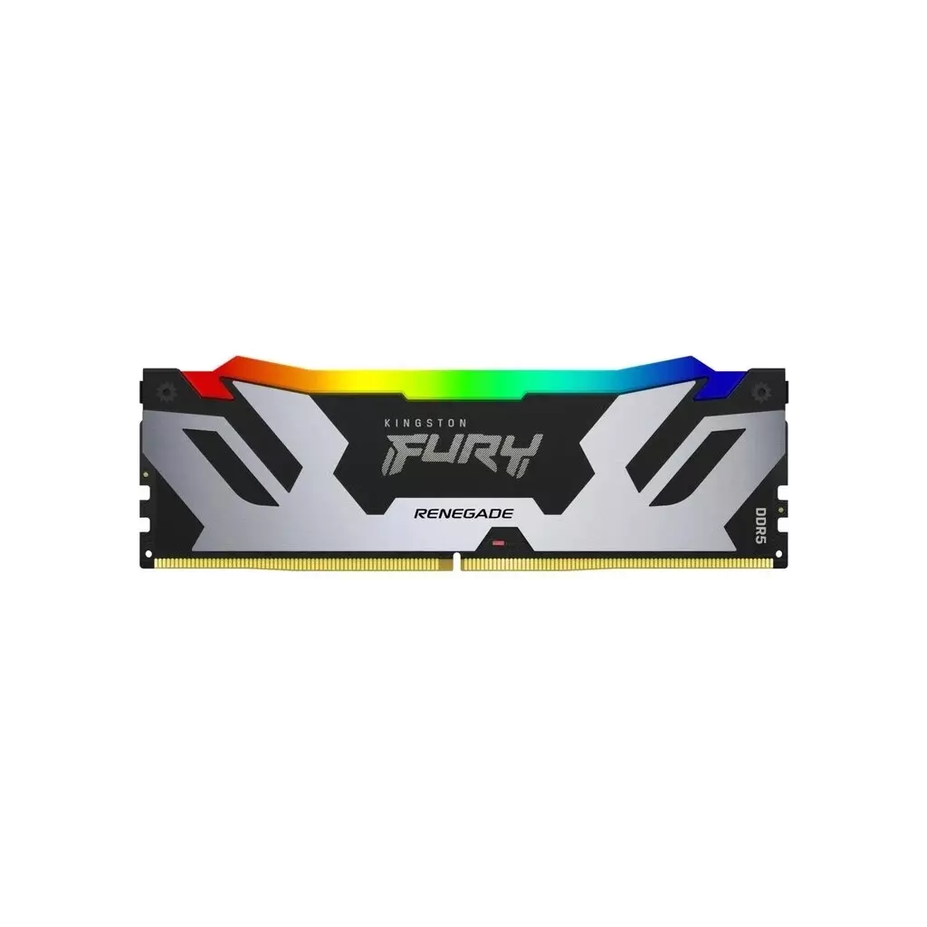 Obrázek produktu Kingston FURY Renegade/DDR5/24GB/7200MHz/CL38/1x24GB/RGB/Black/Silv