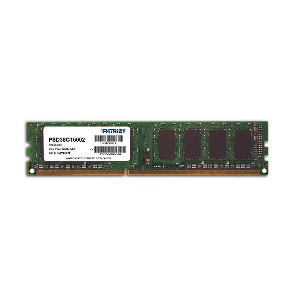 Obrázek produktu Patriot/DDR3/8GB/1600MHz/CL11/1x8GB