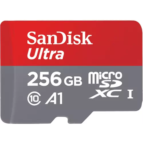 obrázek produktu SanDisk Ultra/micro SDHC/256GB/UHS-I U1 / Class 10/+ Adaptér