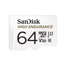 obrázek produktu SanDisk High Endurance/micro SDXC/64GB/UHS-I U3 / Class 10/+ Adaptér