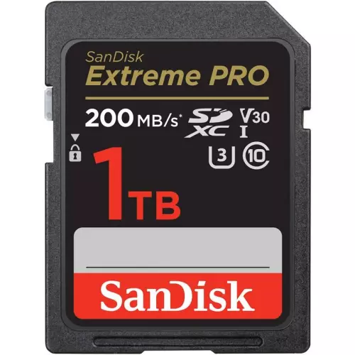 obrázek produktu SanDisk Extreme PRO/SDXC/1TB/UHS-I U3 / Class 10/Černá
