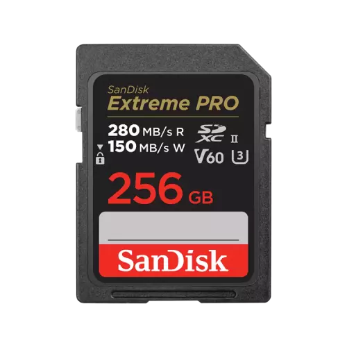 obrázek produktu SanDisk Extreme PRO 256GB 280MB/s V60 UHS-II