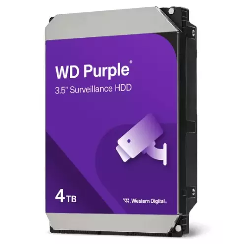 obrázek produktu WD Purple/4TB/HDD/3.5"/SATA/5400 RPM/Fialová/3R