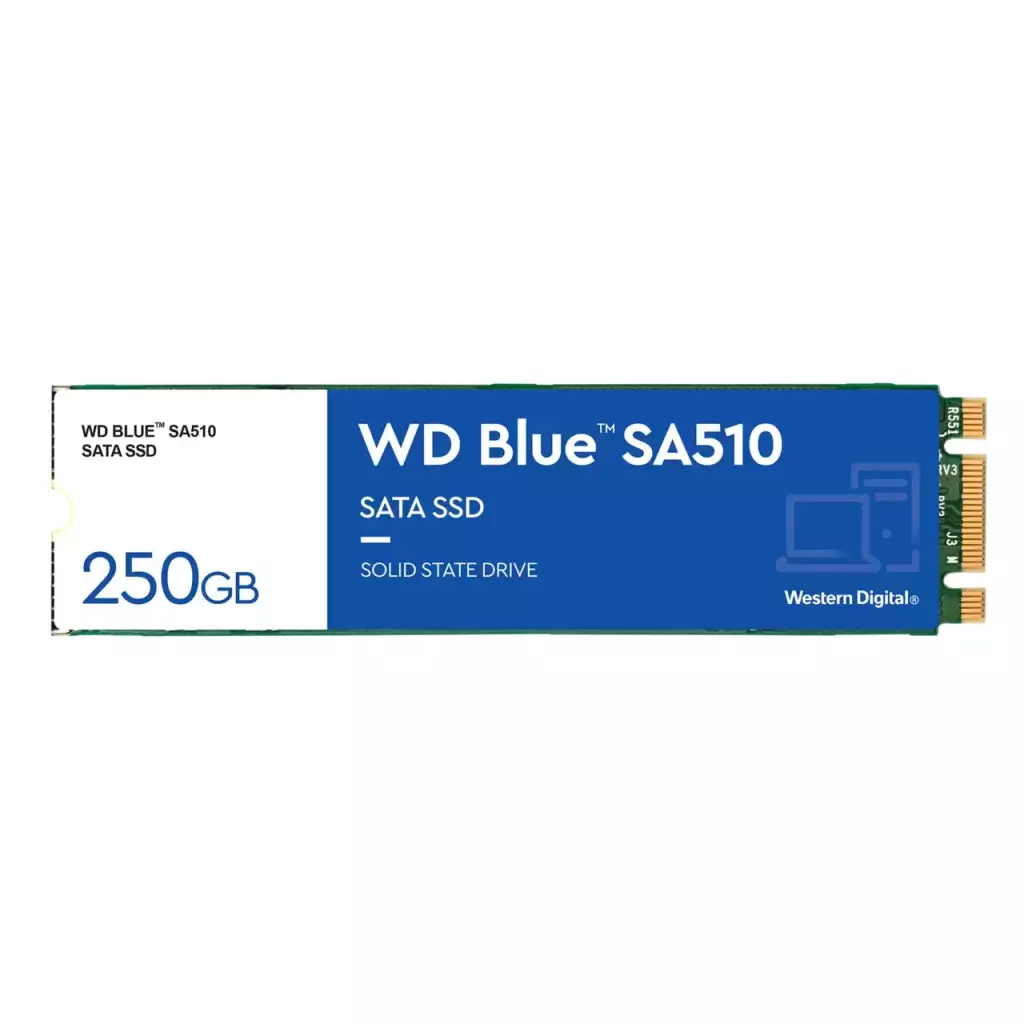 Obrázek produktu WD Blue SA510 POWERED BY SANDISK/250GB/SSD/M.2 SATA/5R