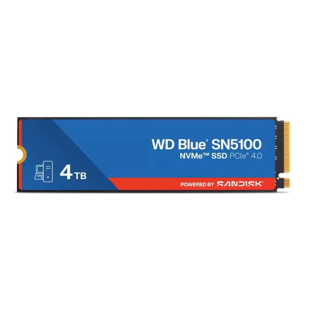 Obrázek produktu SSD 4TB WD Blue SN5100 NVMe M.2 PCIe Gen4 2280