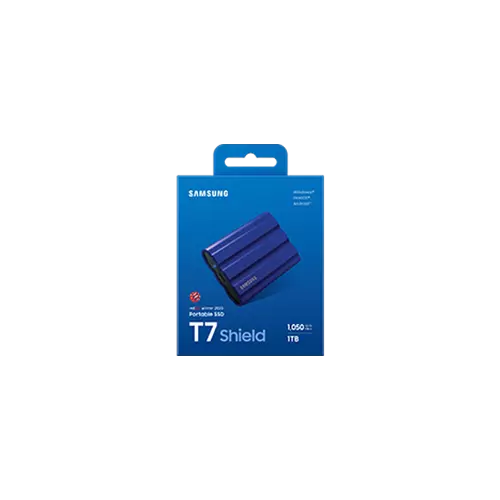 obrázek produktu Samsung T7 Shield/1TB/SSD/Externí/2.5"/Modrá/3R