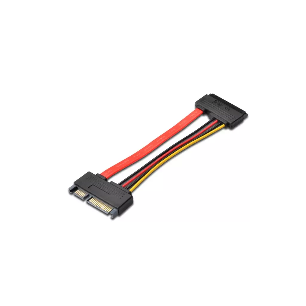 Obrázek produktu Prodlužovací SATA 22pin, data + napájení, 15cm