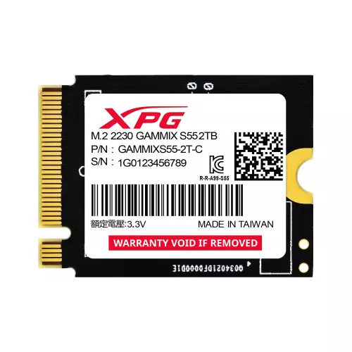 obrázek produktu ADATA SSD 2TB GAMMIX S55 Gen 4x4 2230