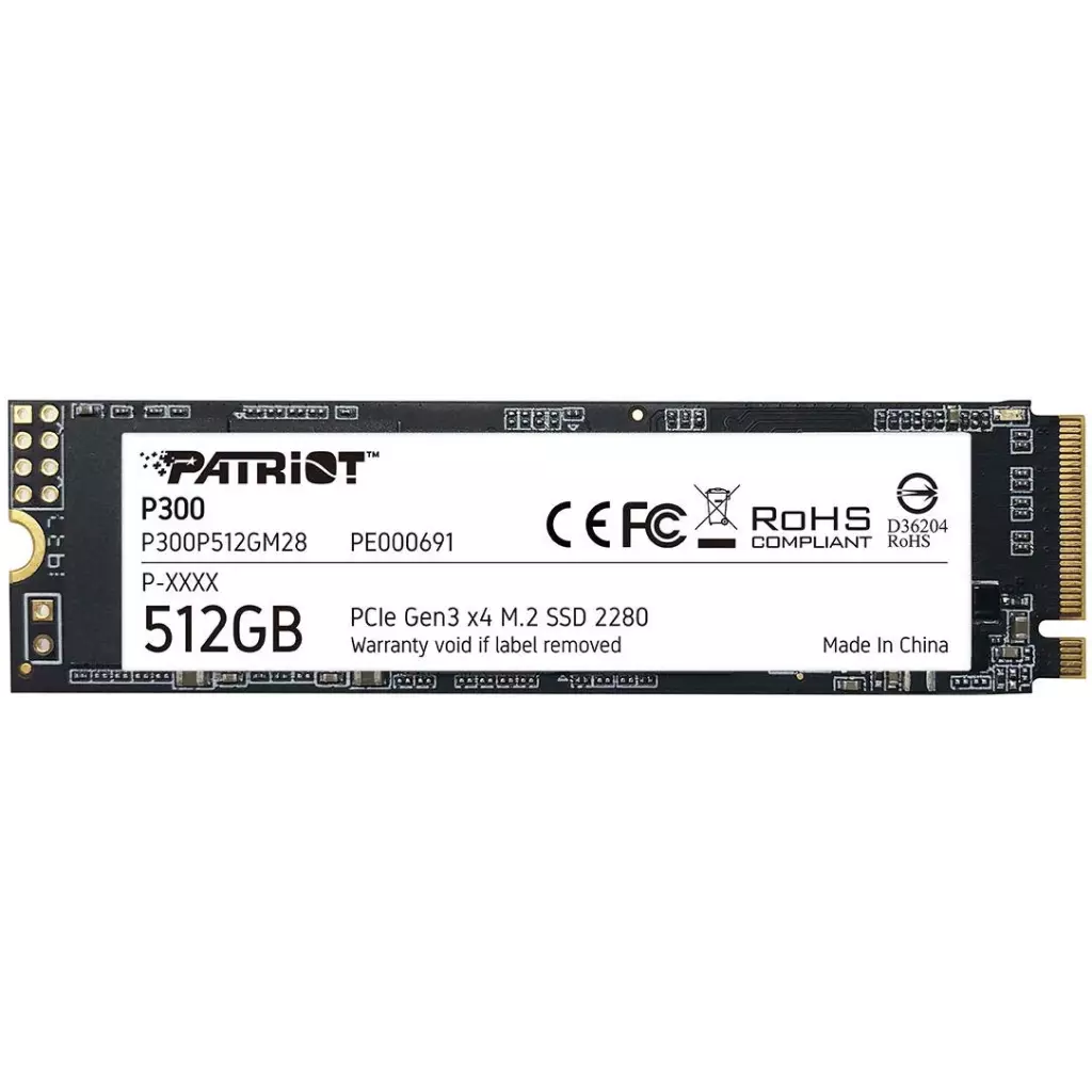 Obrázek produktu PATRIOT P300/512GB/SSD/M.2 NVMe/5R