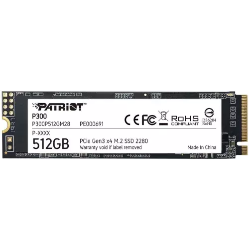 obrázek produktu PATRIOT P300/512GB/SSD/M.2 NVMe/5R