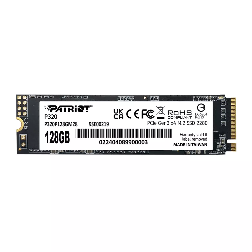 Obrázek produktu PATRIOT P320/128GB/SSD/M.2 NVMe/5R