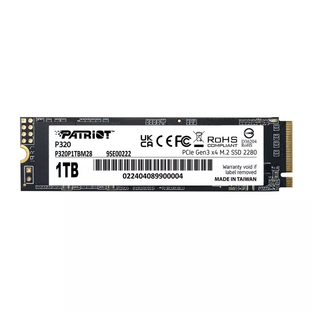 Obrázek produktu PATRIOT P320/1TB/SSD/M.2 NVMe/5R