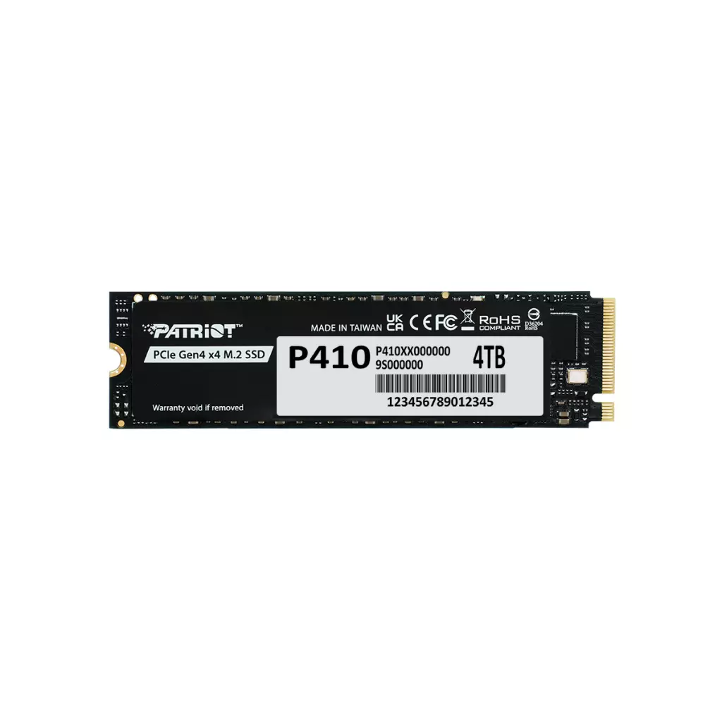 Obrázek produktu PATRIOT P410/4TB/SSD/M.2 NVMe/5R
