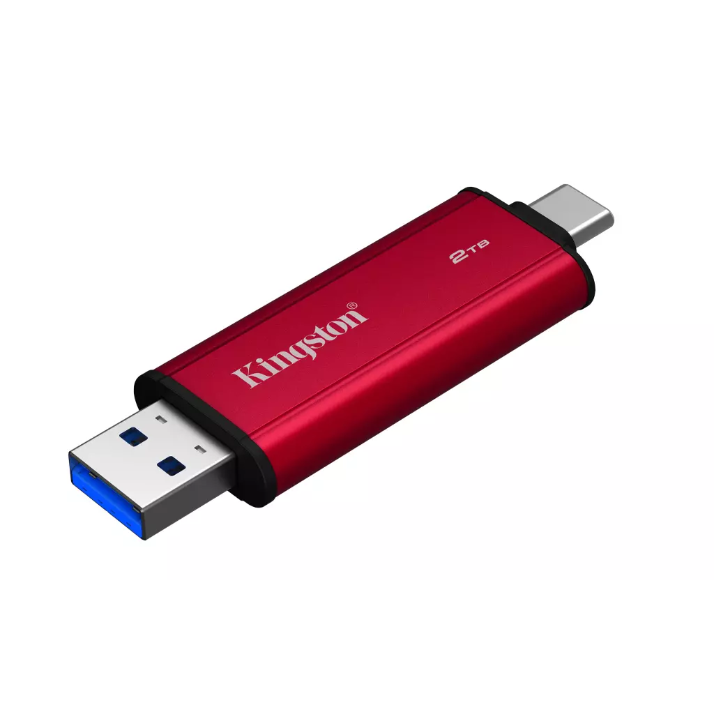 Obrázek produktu Kingston Dual Portable/2TB/SSD/Externí/Červená/5R