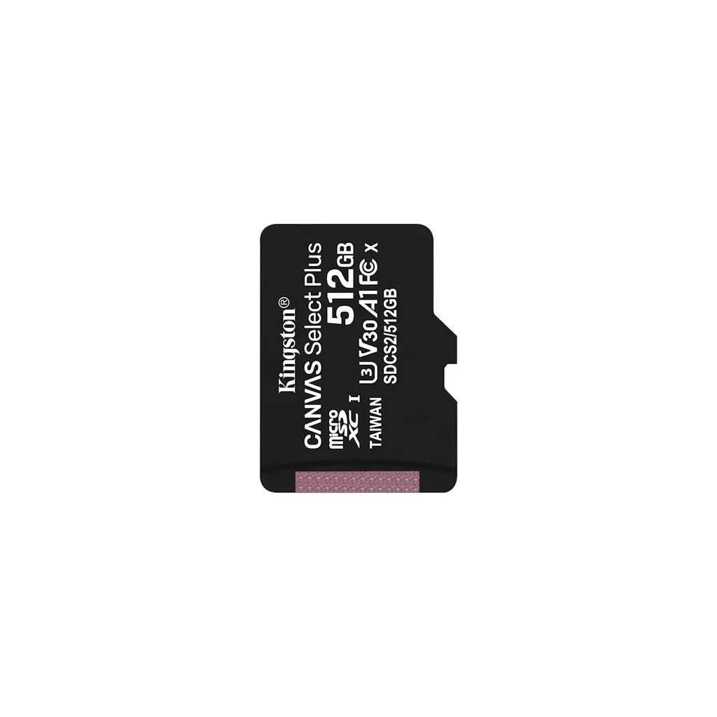 Obrázek produktu Kingston CANVAS SELECT PLUS/micro SD/512GB/UHS-I U3 / Class 10