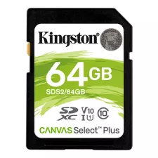 obrázek produktu Kingston Canvas Select Plus U1/SDXC/64GB/UHS-I U1 / Class 10