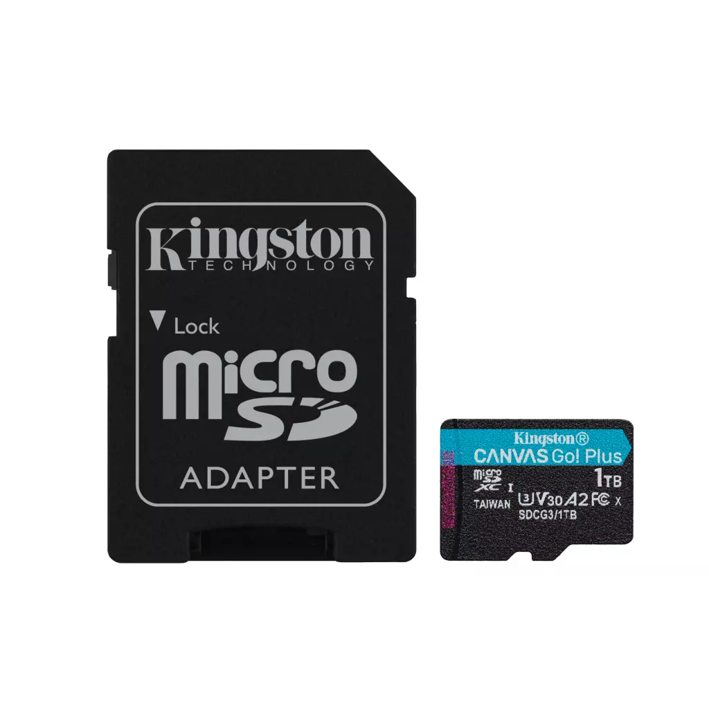 Obrázek produktu Kingston Canvas Go Plus/micro SDXC/1TB/UHS-I U3 / Class 10/+ Adaptér