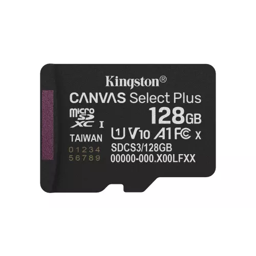 obrázek produktu Kingston Canvas Select Plus/Micro SDXC/128GB/UHS-I U1 / Class 10
