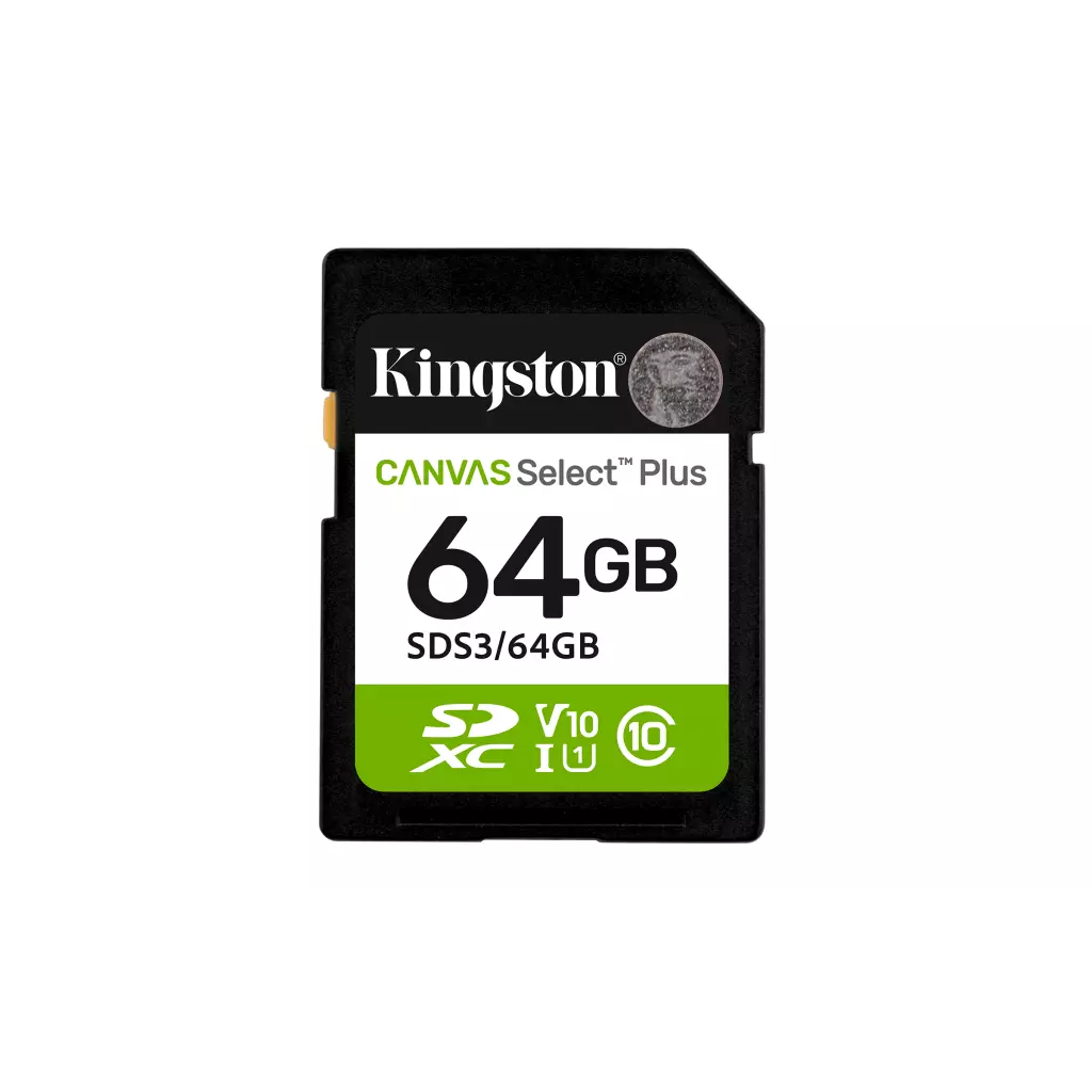 Obrázek produktu Kingston Canvas Select Plus/SDXC/64GB/UHS-I U1 / Class 10