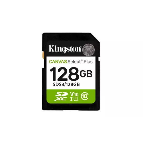obrázek produktu Kingston Canvas Select Plus/SDXC/128GB/UHS-I U1 / Class 10