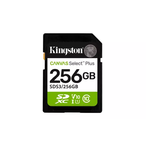 obrázek produktu Kingston Canvas Select Plus/SDXC/256GB/UHS-I U1 / Class 10