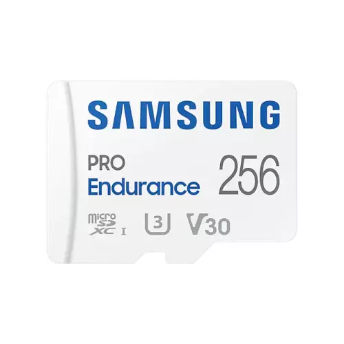 obrázek produktu Samsung PRO Endurance/micro SDXC/256GB/UHS-I U3 / Class 10/+ Adaptér
