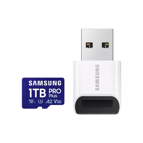 obrázek produktu Samsung PRO Plus/micro SDXC/1TB/UHS-I U3 / Class 10/+ Adaptér/Modrá