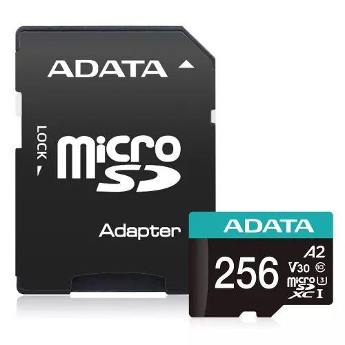 obrázek produktu ADATA V30S/micro SDXC/256GB/UHS-I U3 / Class 10/+ Adaptér