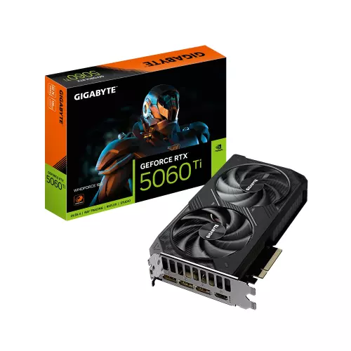 obrázek produktu GIGABYTE GeForce RTX 5060 Ti WINDFORCE/16GB/GDDR7