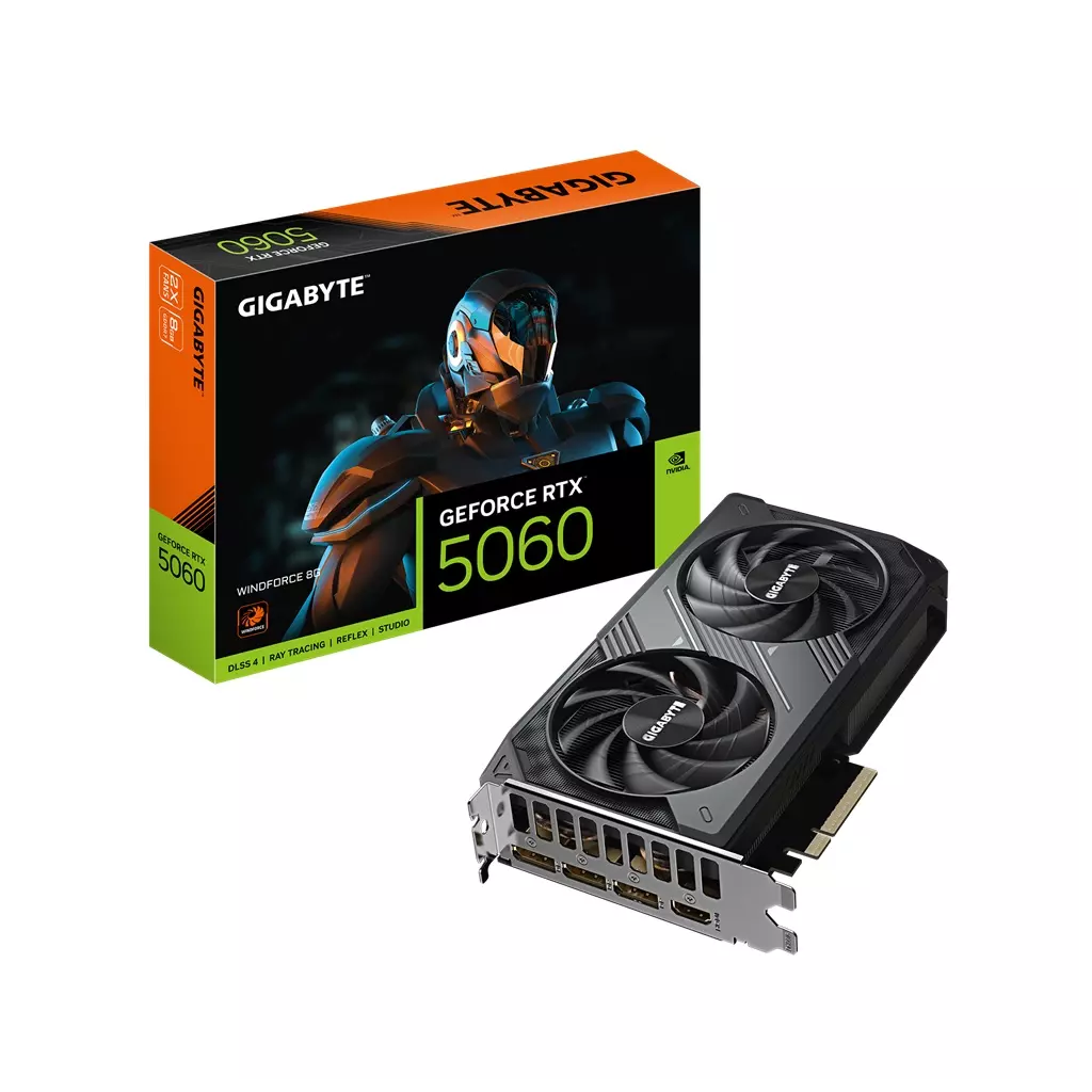 Obrázek produktu GIGABYTE GeForce RTX 5060 WINDFORCE/8GB/GDDR7