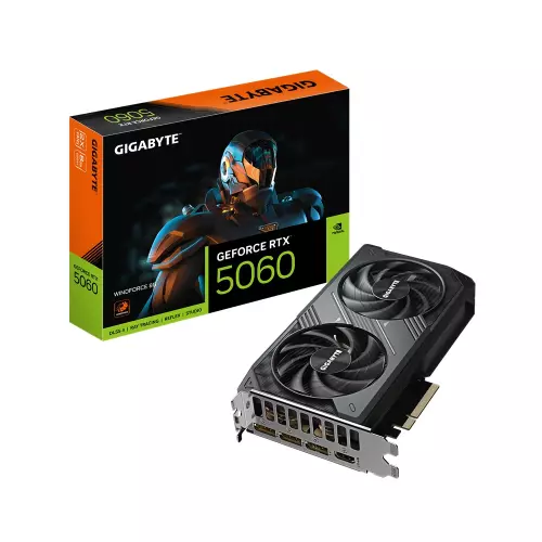obrázek produktu GIGABYTE GeForce RTX 5060 WINDFORCE/8GB/GDDR7