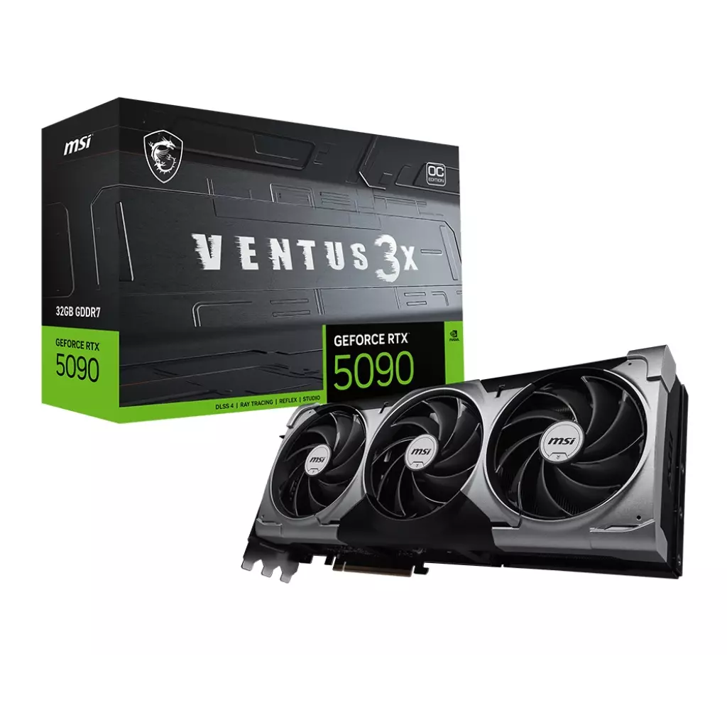 Obrázek produktu MSI GeForce RTX 5090 VENTUS 3X/OC/32GB/GDDR7