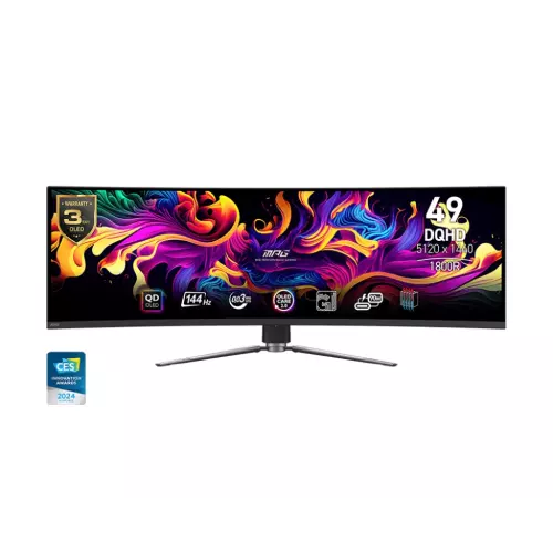 obrázek produktu MSI MPG/491CQP-QD/49"/QD-OLED/DQHD/144Hz/0,03ms/Černá/3R