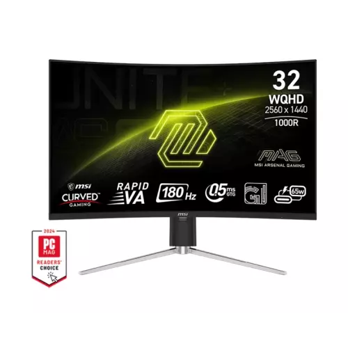 obrázek produktu MSI MAG/325CQRF QD E2/31,5"/VA/QHD/180Hz/0,5ms/Černá/3R