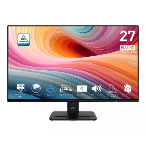obrázek produktu MSI Pro/MP271A E2/27"/IPS/FHD/120Hz/1ms/Black/2R
