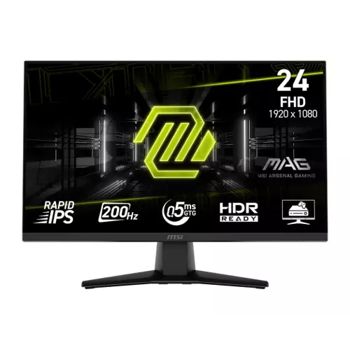 obrázek produktu MSI MAG/242F/23,8"/IPS/FHD/200Hz/0,5ms/Černá/3R