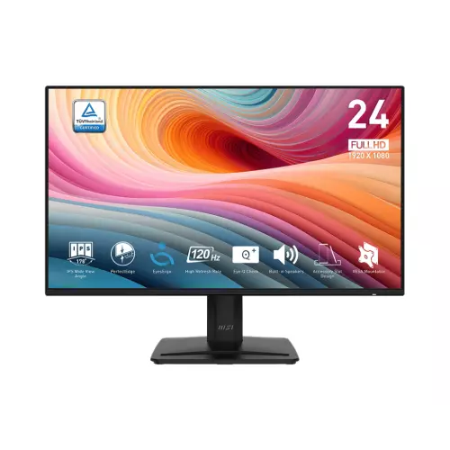 obrázek produktu MSI Pro/MP242A E2/23,8"/IPS/FHD/120Hz/1ms/Černá/2R