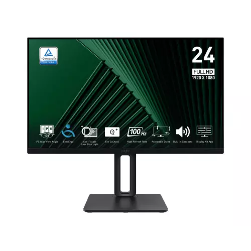 obrázek produktu MSI Pro/MP245PG/23,8"/IPS/FHD/100Hz/1ms/Černá/3R