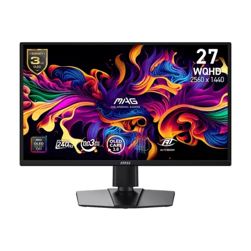 obrázek produktu MSI MAG/272QP QD-OLED X24/26,5"/QD-OLED/QHD/240Hz/0,03ms/Černá/3R