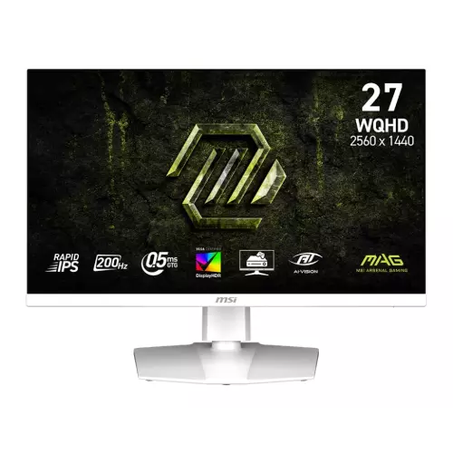 obrázek produktu MSI MAG/274QRFW E20/27"/IPS/QHD/200Hz/0,5ms/Bílá/3R