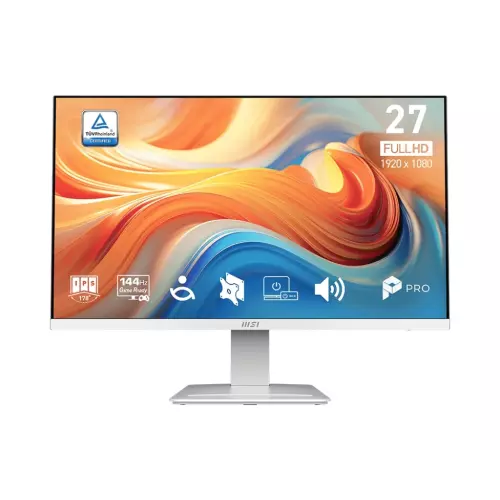 obrázek produktu MSI Pro/MP273W E14A/27"/IPS/FHD/144Hz/1ms/Bílá/3R
