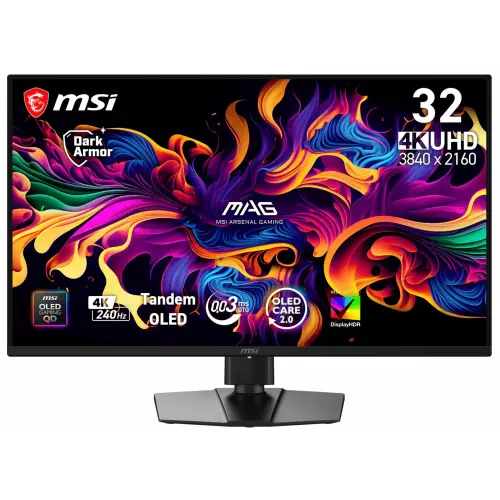obrázek produktu MSI MAG/321UP X24/31,5"/QD-OLED/4K UHD/240Hz/0,03ms/Černá/3R