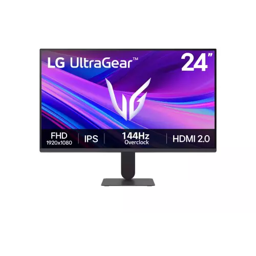 obrázek produktu LG UltraGear/24G411A-B/23,8"/IPS/FHD/144Hz/5ms/Černá/3R