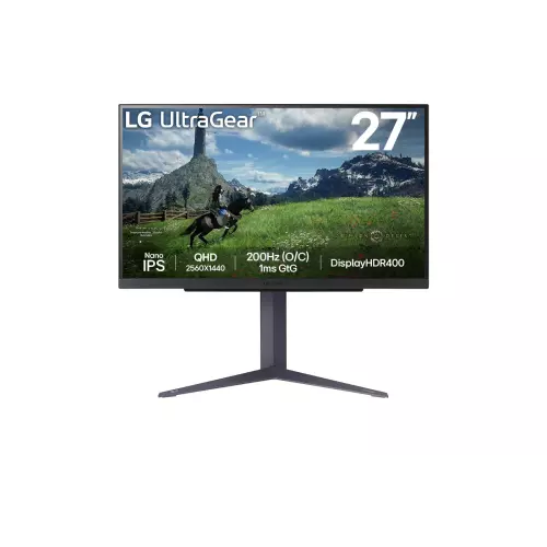 obrázek produktu LG UltraGear/27GS85Q-B/27"/IPS/QHD/180Hz/1ms/Black/2R