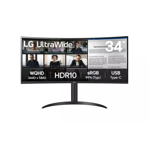 obrázek produktu LG UltraWide/34WR55QK-B/34"/VA/wQHD/100Hz/5ms/Černá/2R